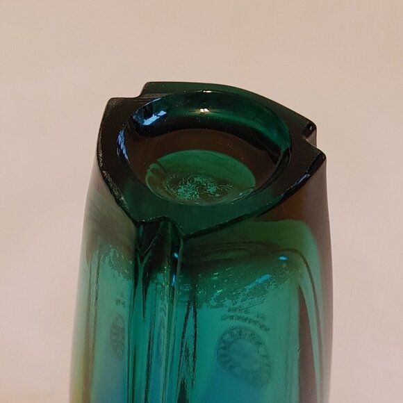 BEAUTIFUL DANSK ISHOCKEY UNION Emerald Green Vase Danish Ice Hockey Vase… - Picture 9 of 9